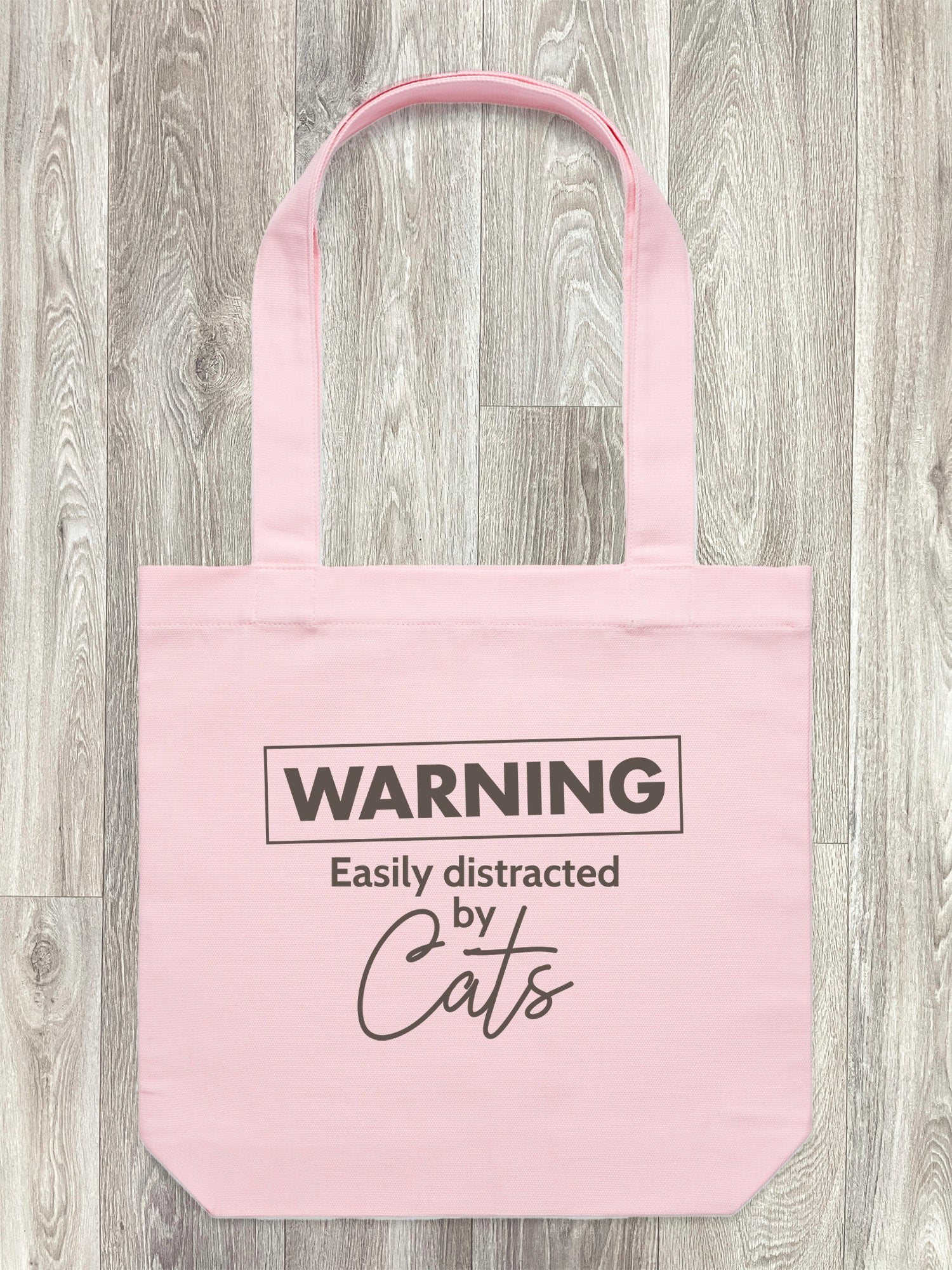 Warning. Easily Distracted By Cats Edith Tote Bag