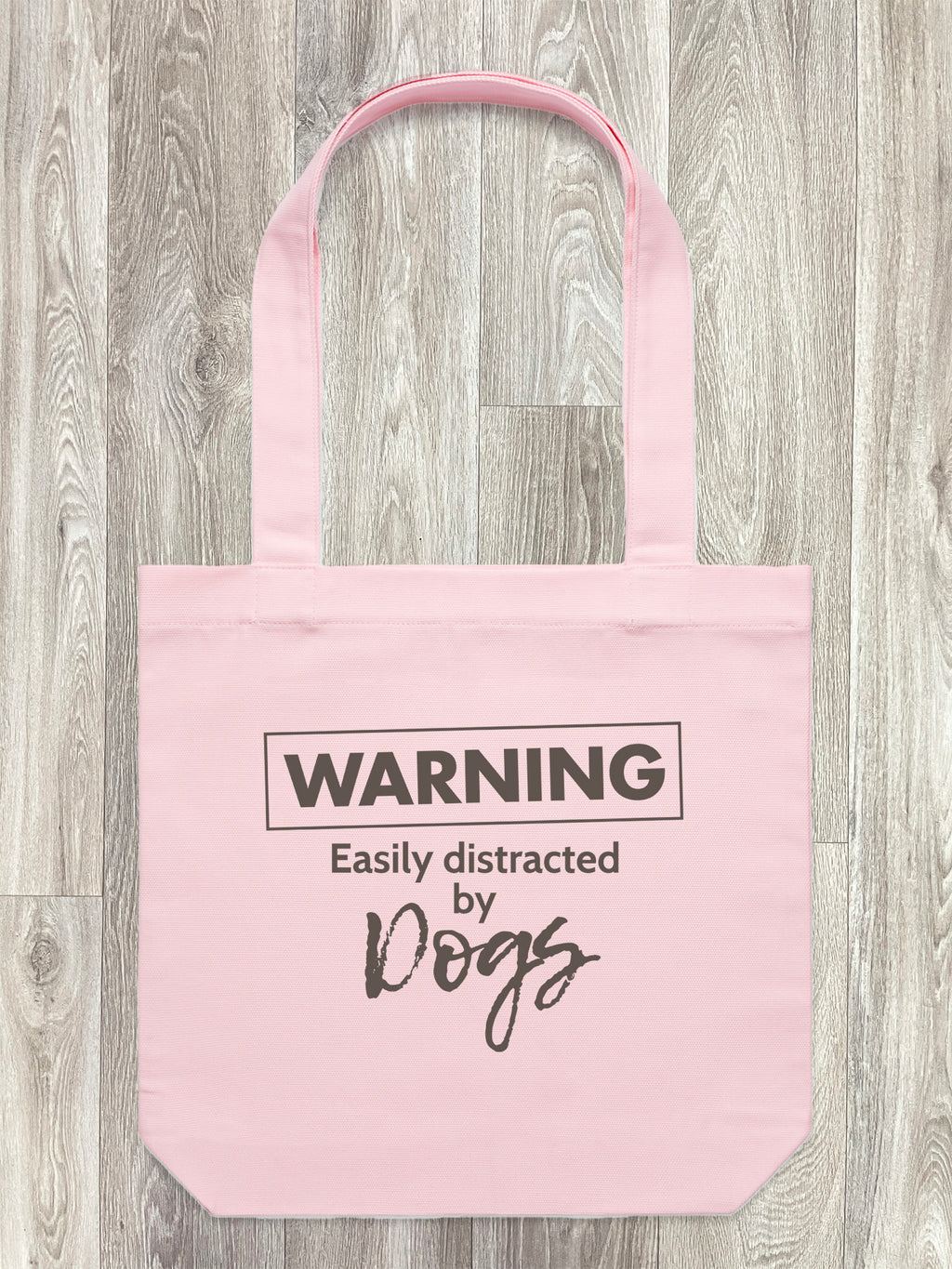 Warning. Easily Distracted By Dogs Edith Tote Bag