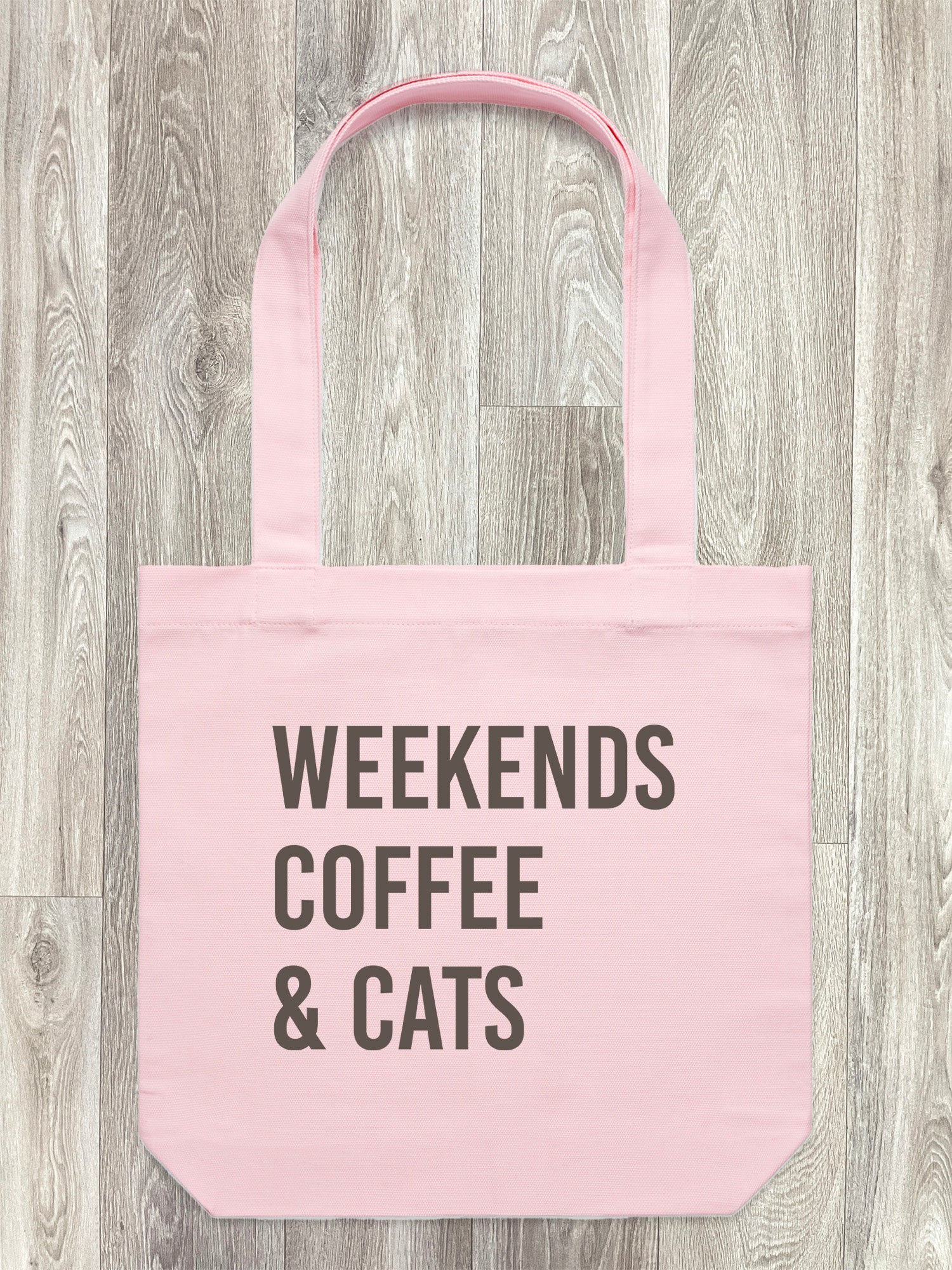Weekends Coffee & Cats Edith Tote Bag