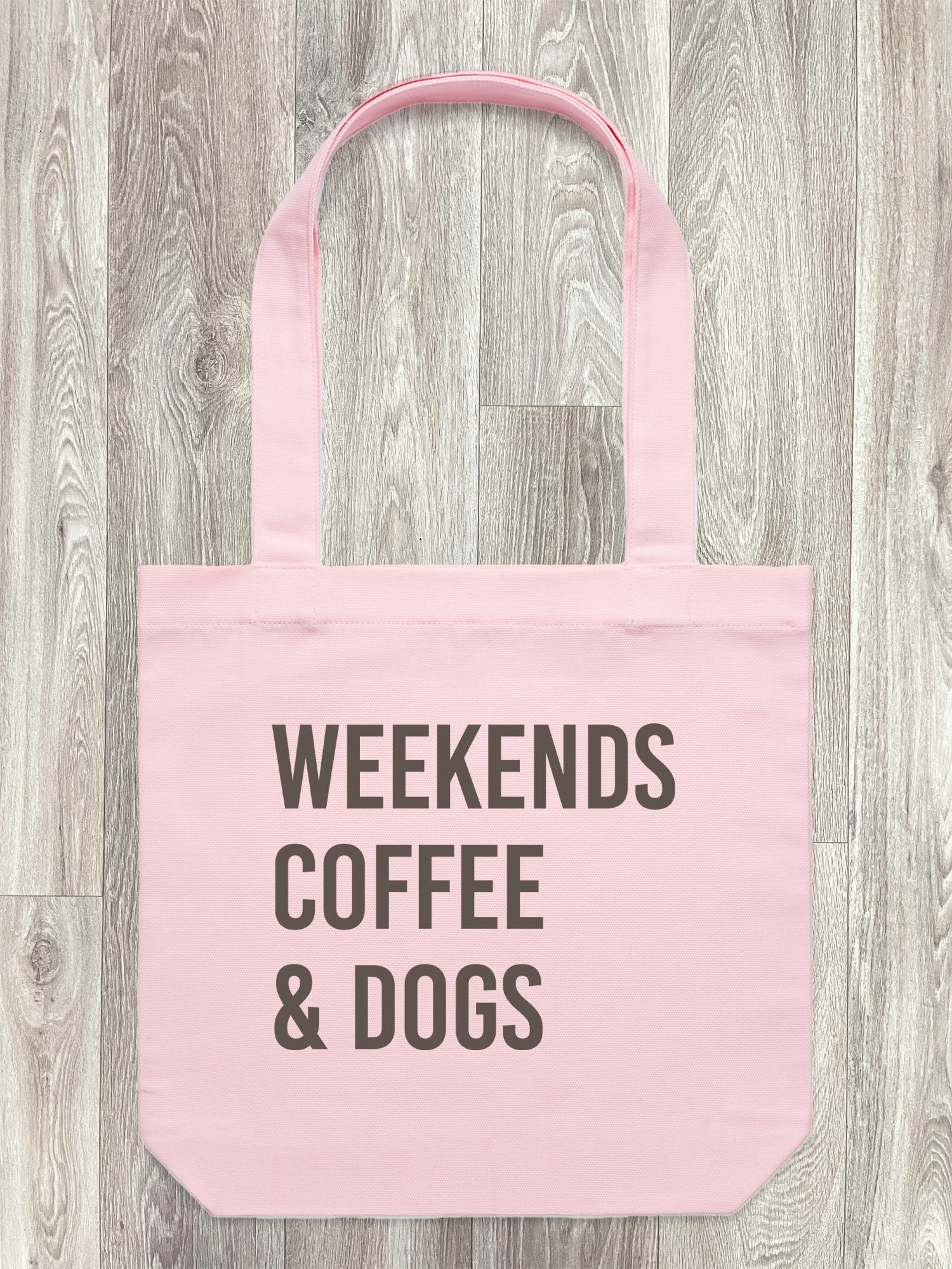 Weekends Coffee & Dogs Edith Tote Bag