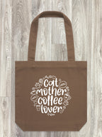 Cat Mother Coffee Lover Edith Tote Bag