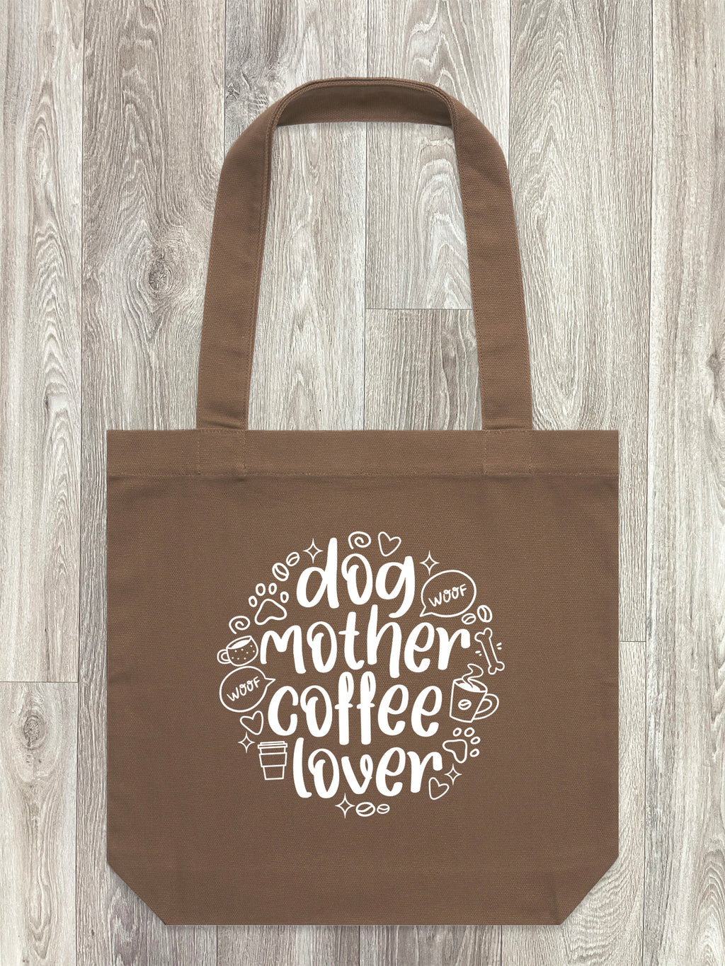 Dog Mother Coffee Lover Edith Tote Bag