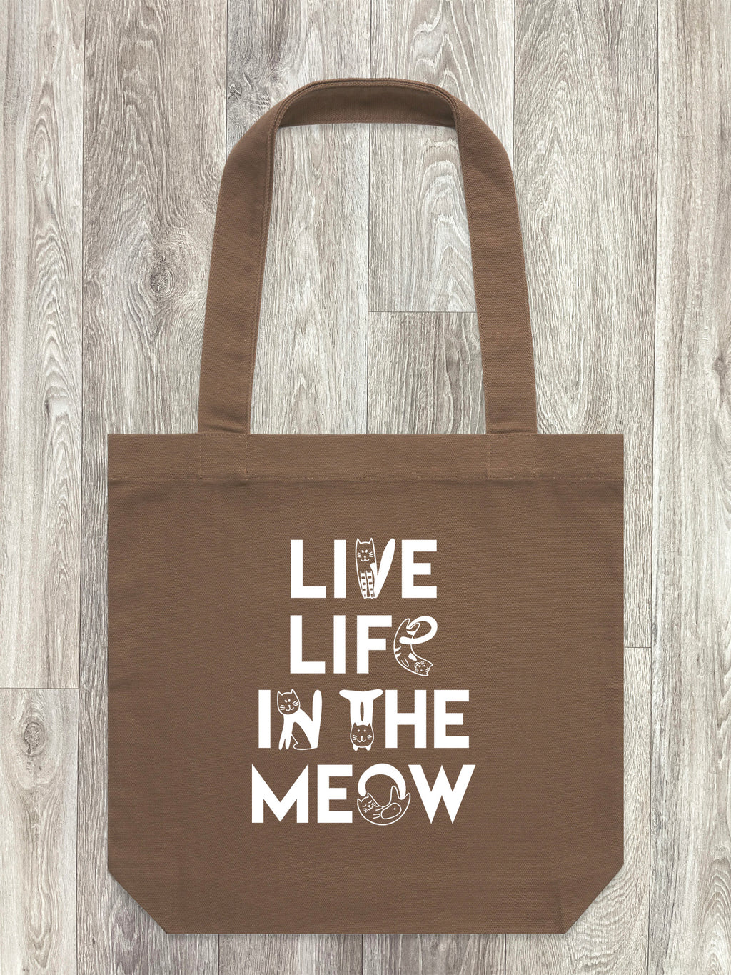 Live Life In The Meow Edith Tote Bag