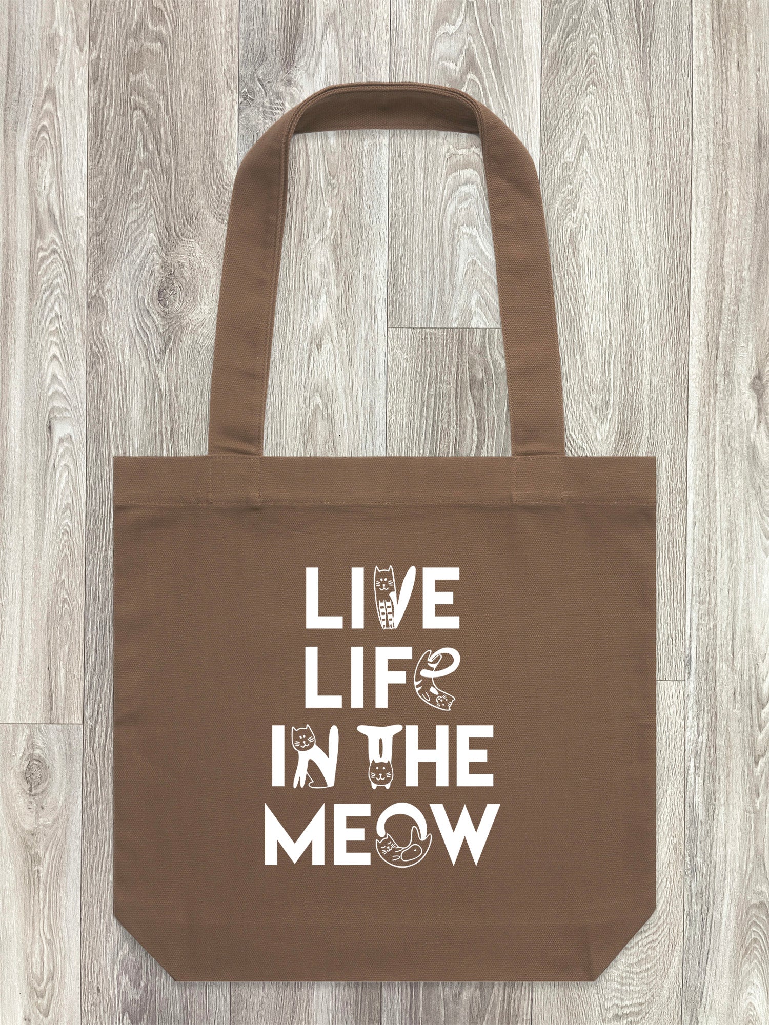 Live Life In The Meow Edith Tote Bag