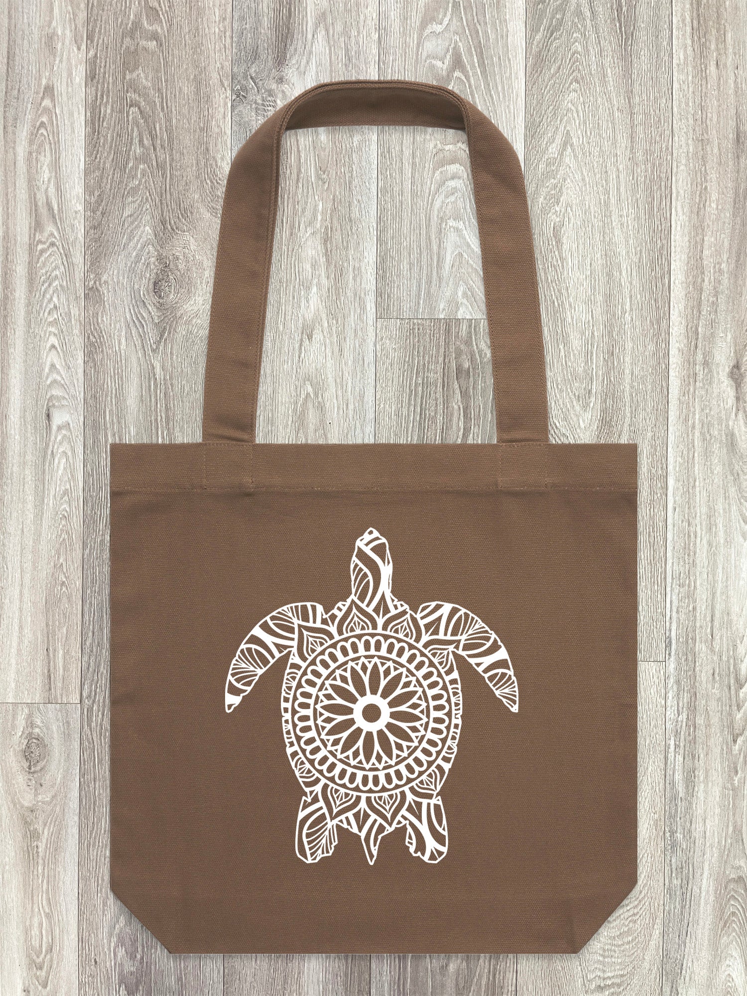 Turtle Mandala Edith Tote Bag