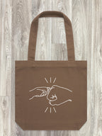 Paw Fist Bump Edith Tote Bag
