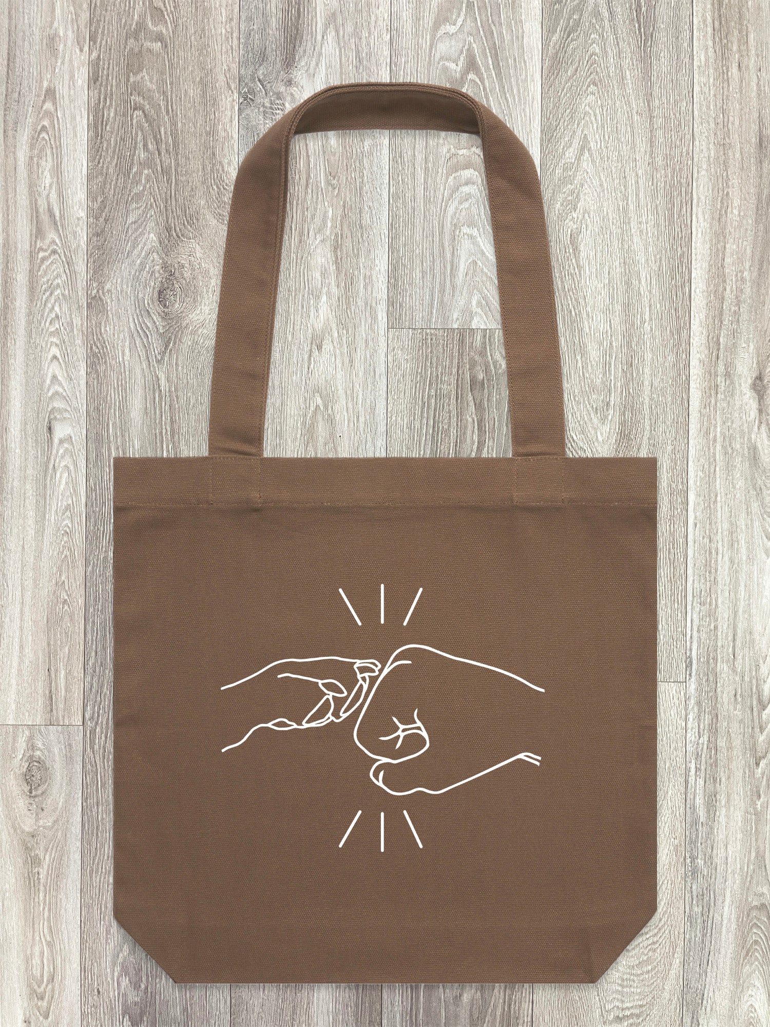 Paw Fist Bump Edith Tote Bag