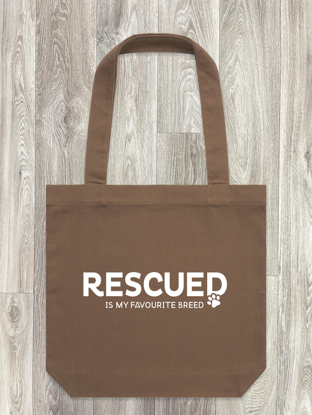 Rescued Is My Favourite Breed Edith Tote Bag