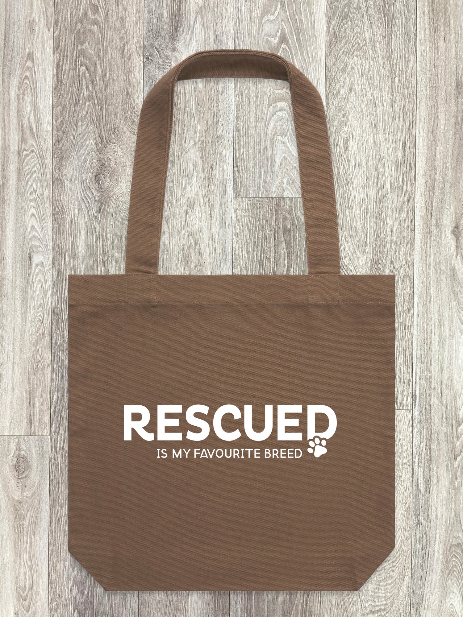 Rescued Is My Favourite Breed Edith Tote Bag