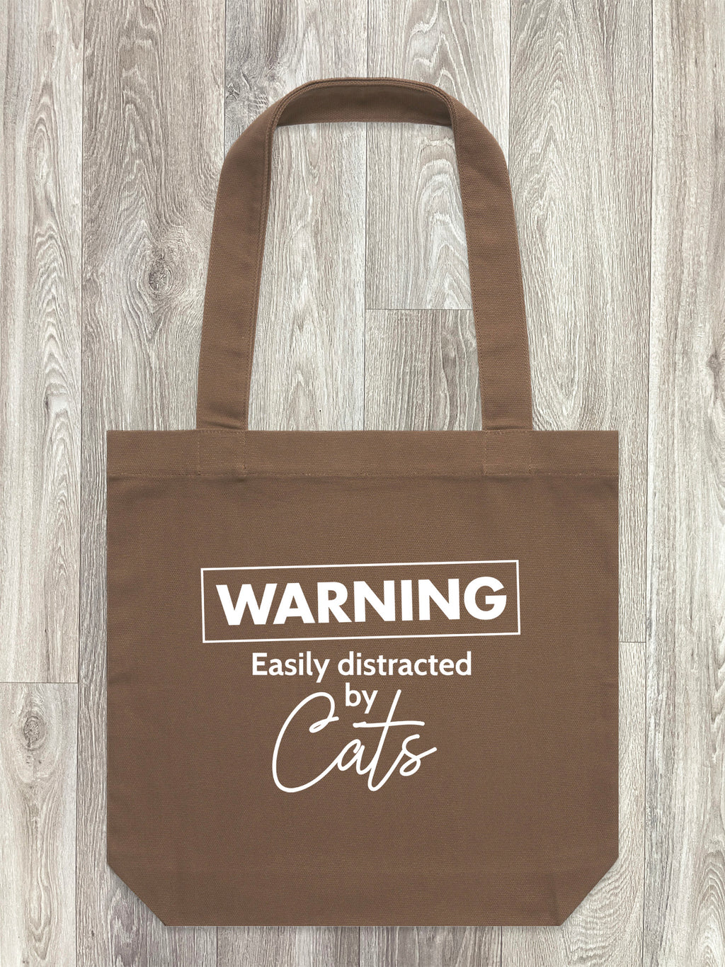 Warning. Easily Distracted By Cats Edith Tote Bag