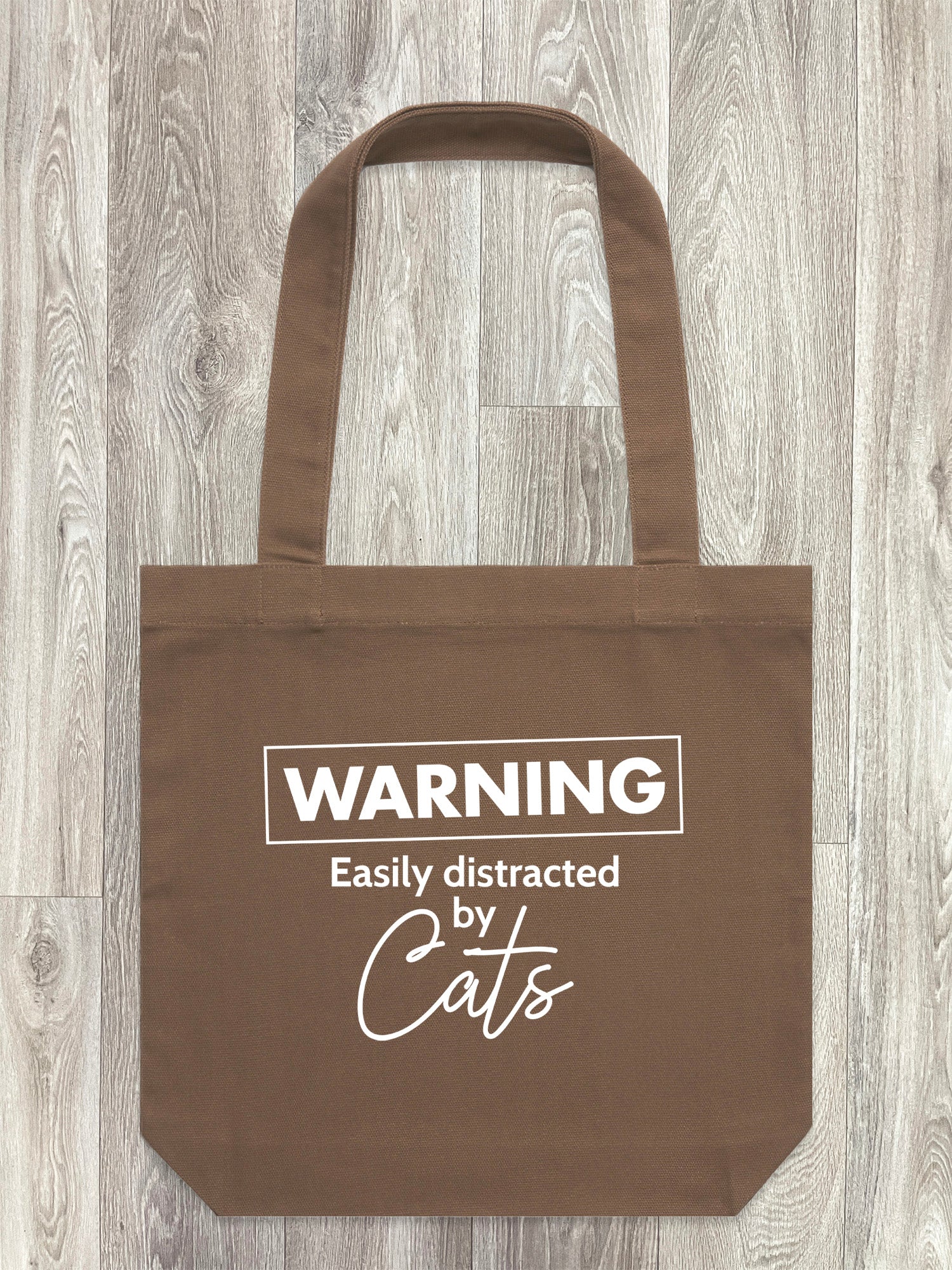 Warning. Easily Distracted By Cats Edith Tote Bag