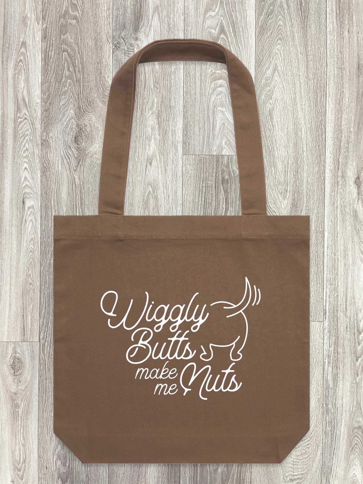 Wiggly Butts Make Me Nuts Edith Tote Bag