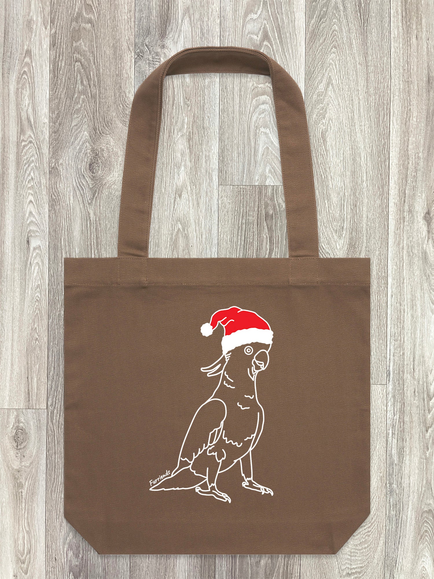 Sulphur-Crested Cockatoo Christmas Edition Edith Tote Bag