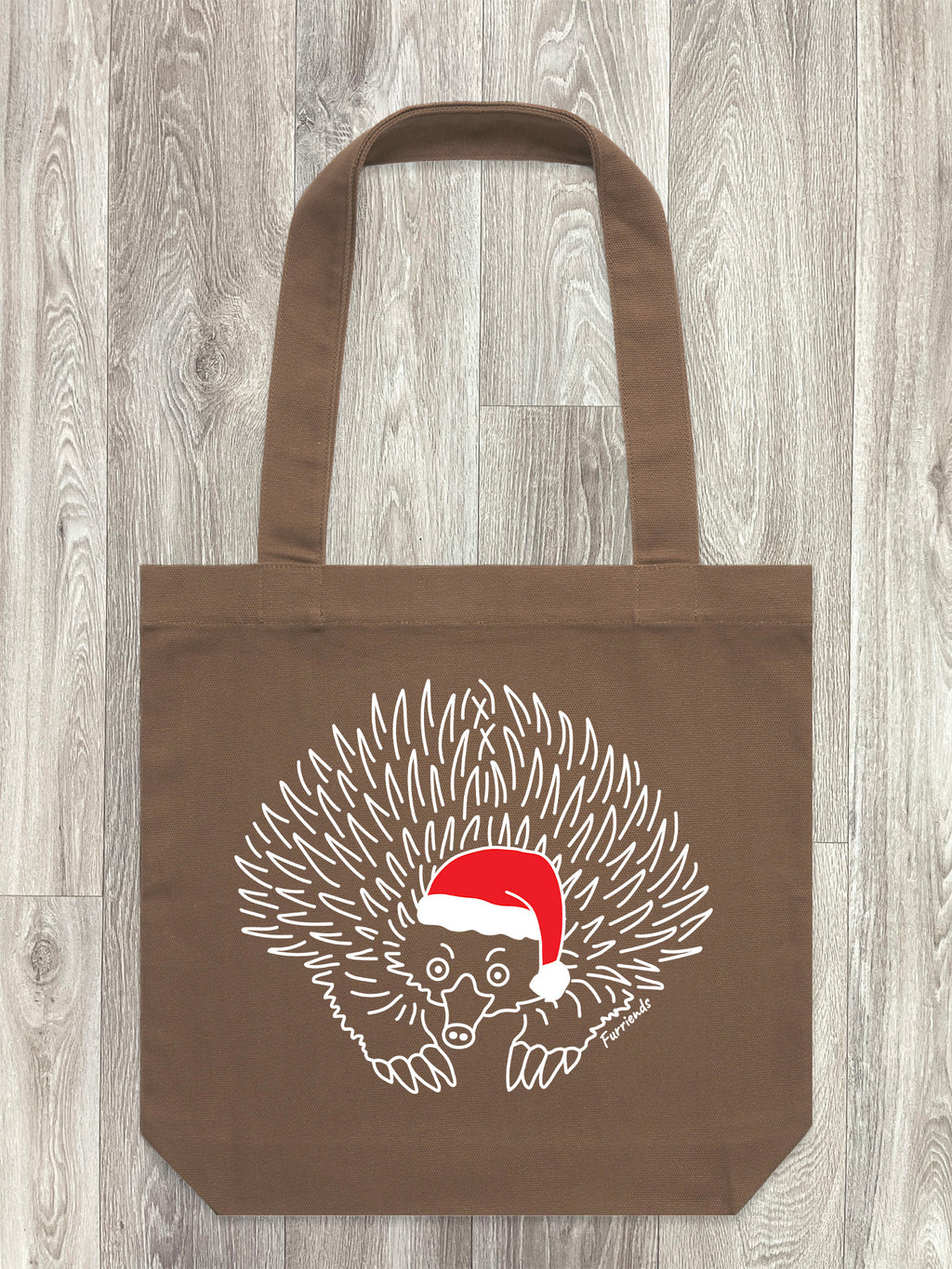 Echidna Christmas Edition Edith Tote Bag