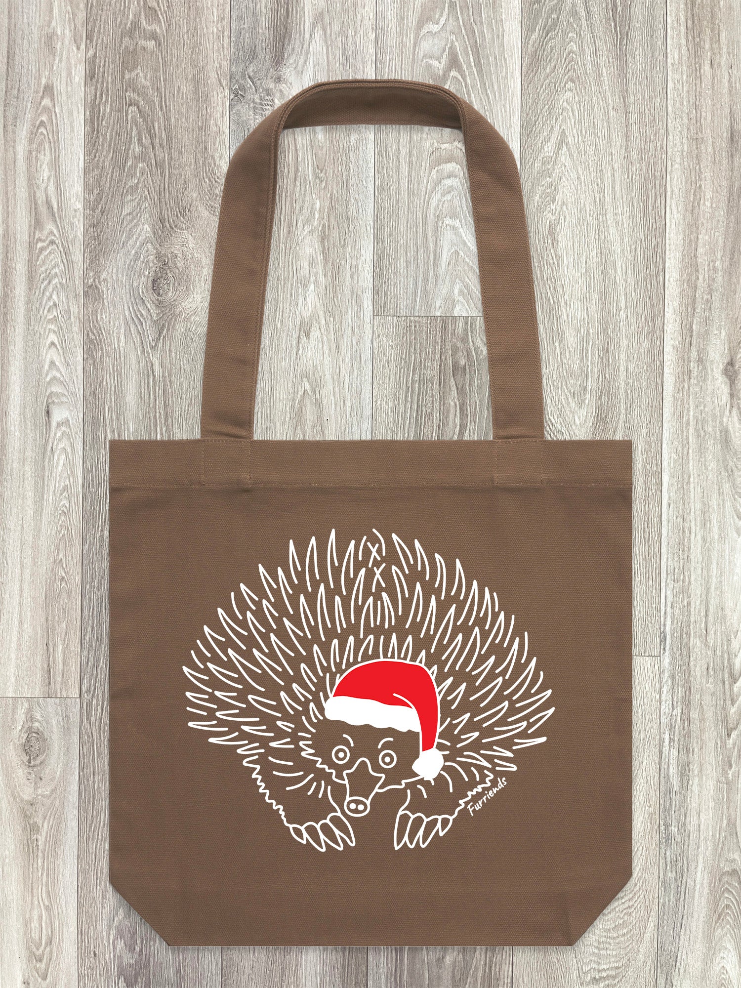 Echidna Christmas Edition Edith Tote Bag