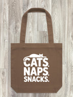 Cats. Naps. Snacks. Edith Tote Bag