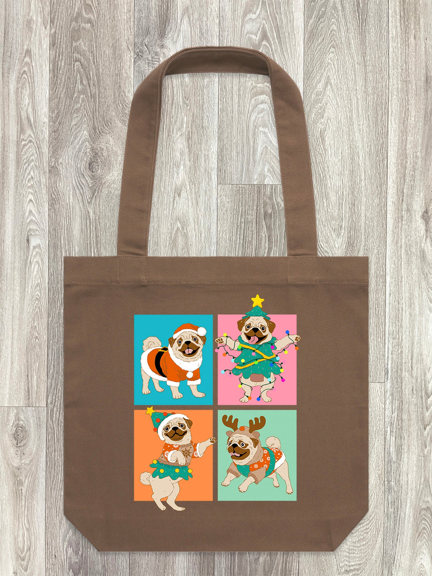 Pugmas Edith Tote Bag