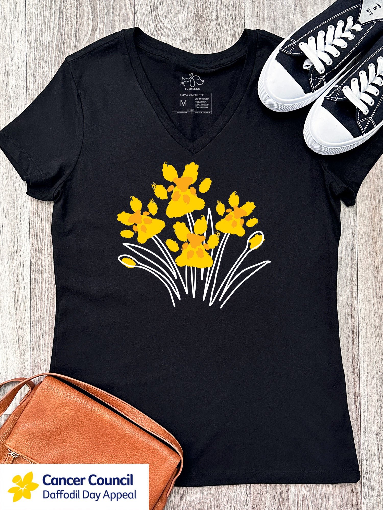 LIMITED EDITION Pawsitive Blooms Emma V-Neck Tee