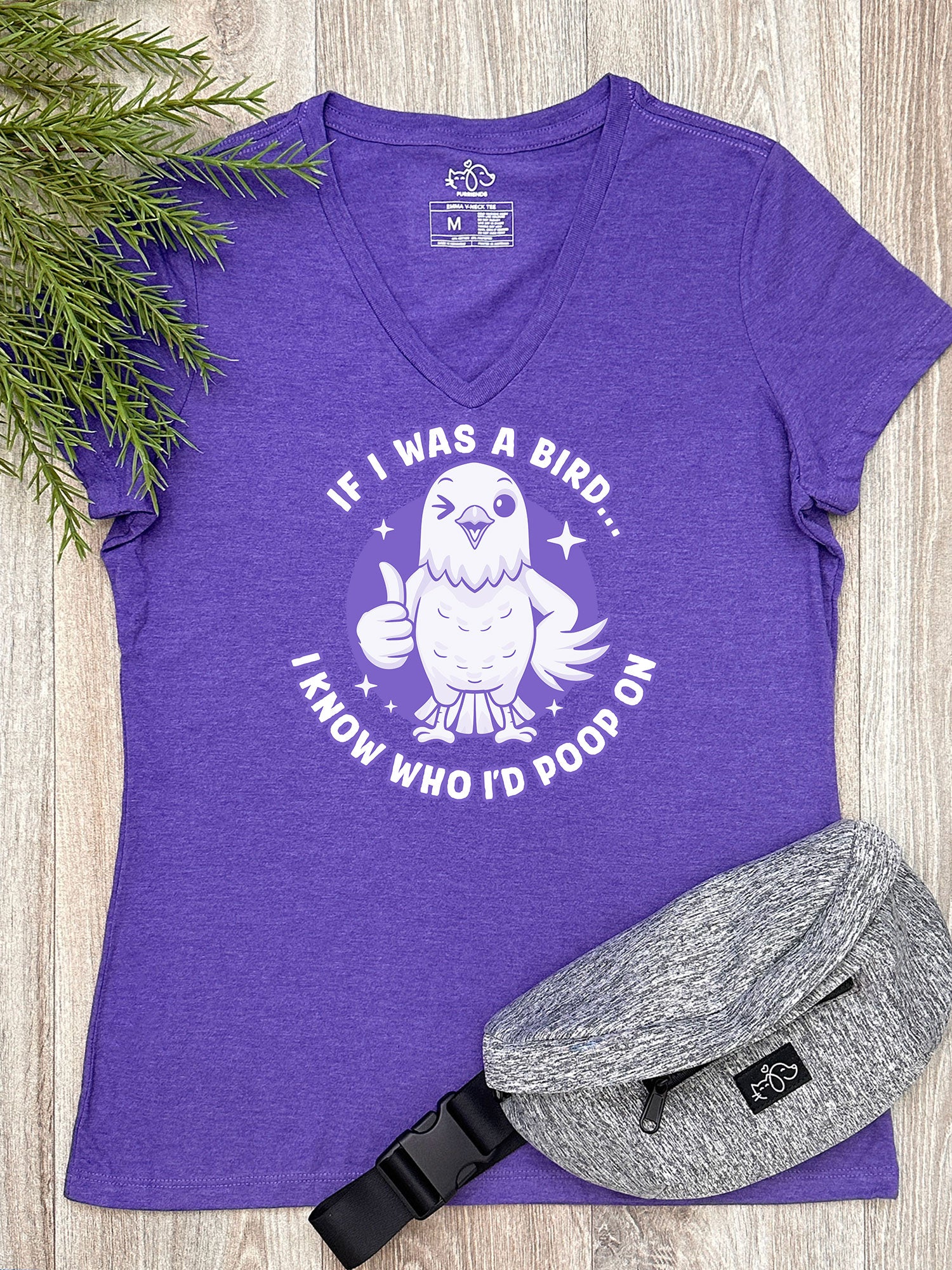 If I Was A Bird Emma V-Neck Tee