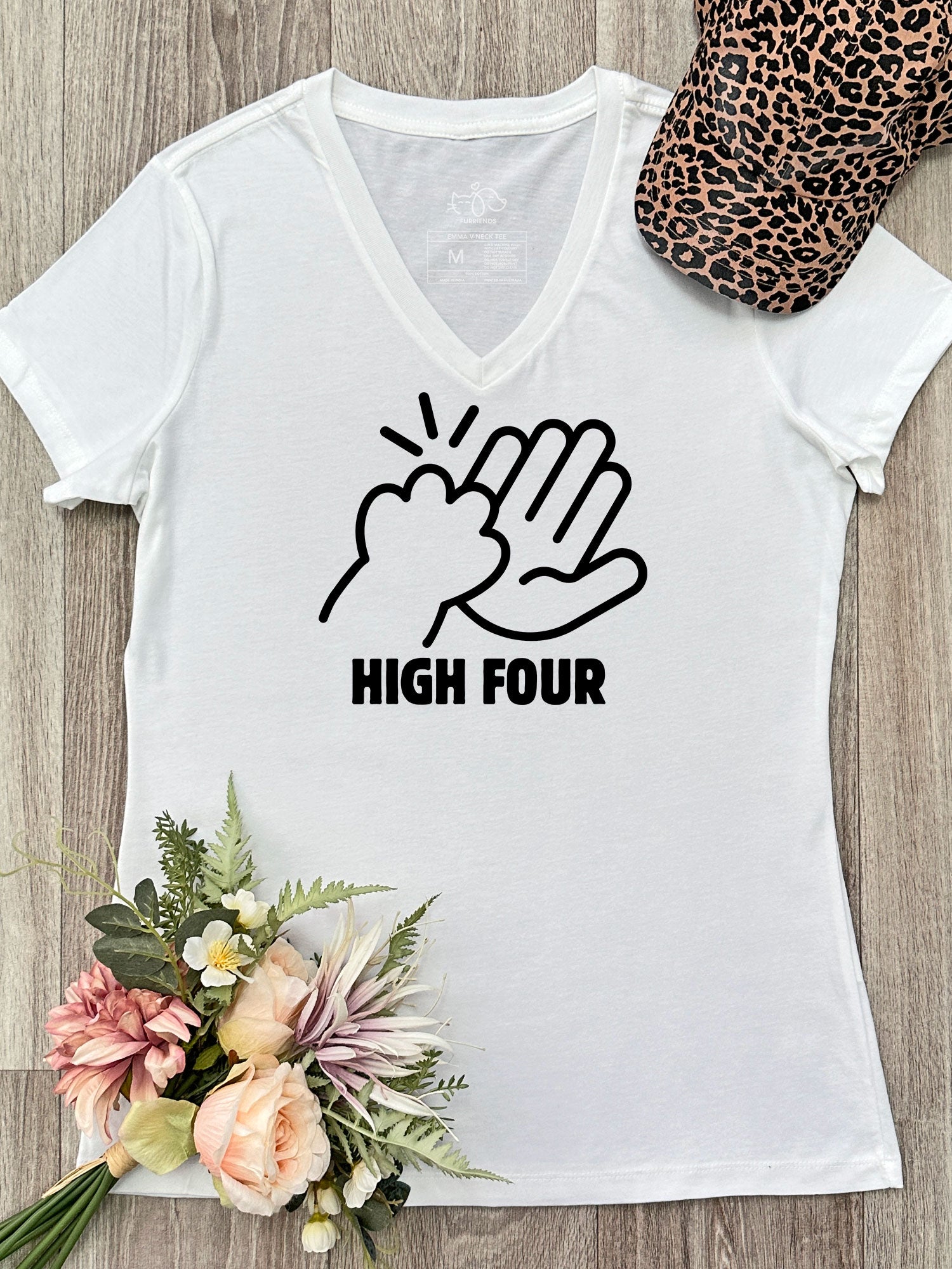 High Four Emma V-Neck Tee