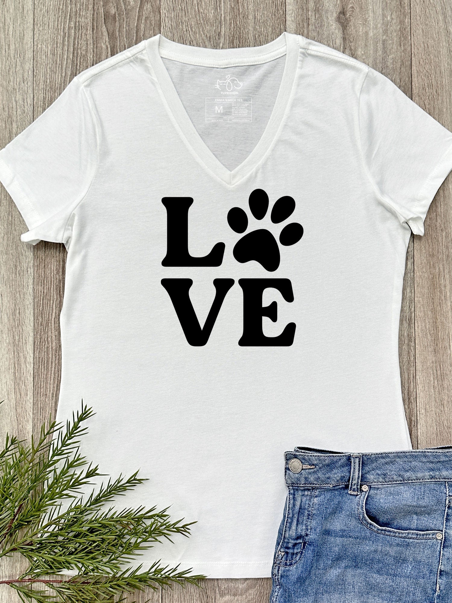LOVE Emma V-Neck Tee