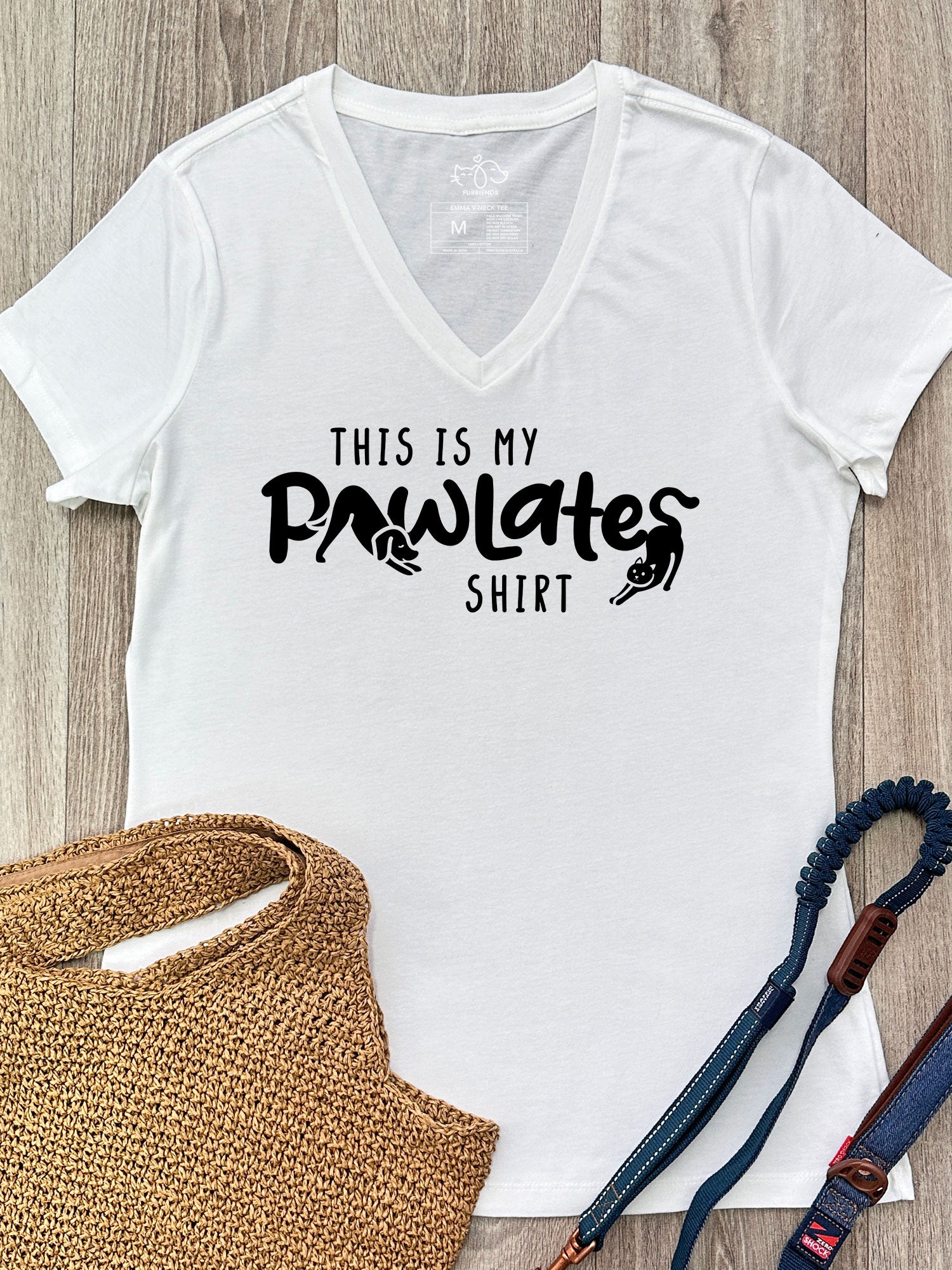 This Is My Pawlates Shirt Emma V-Neck Tee