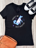 Trust Me I'm A Dogtor Emma V-Neck Tee