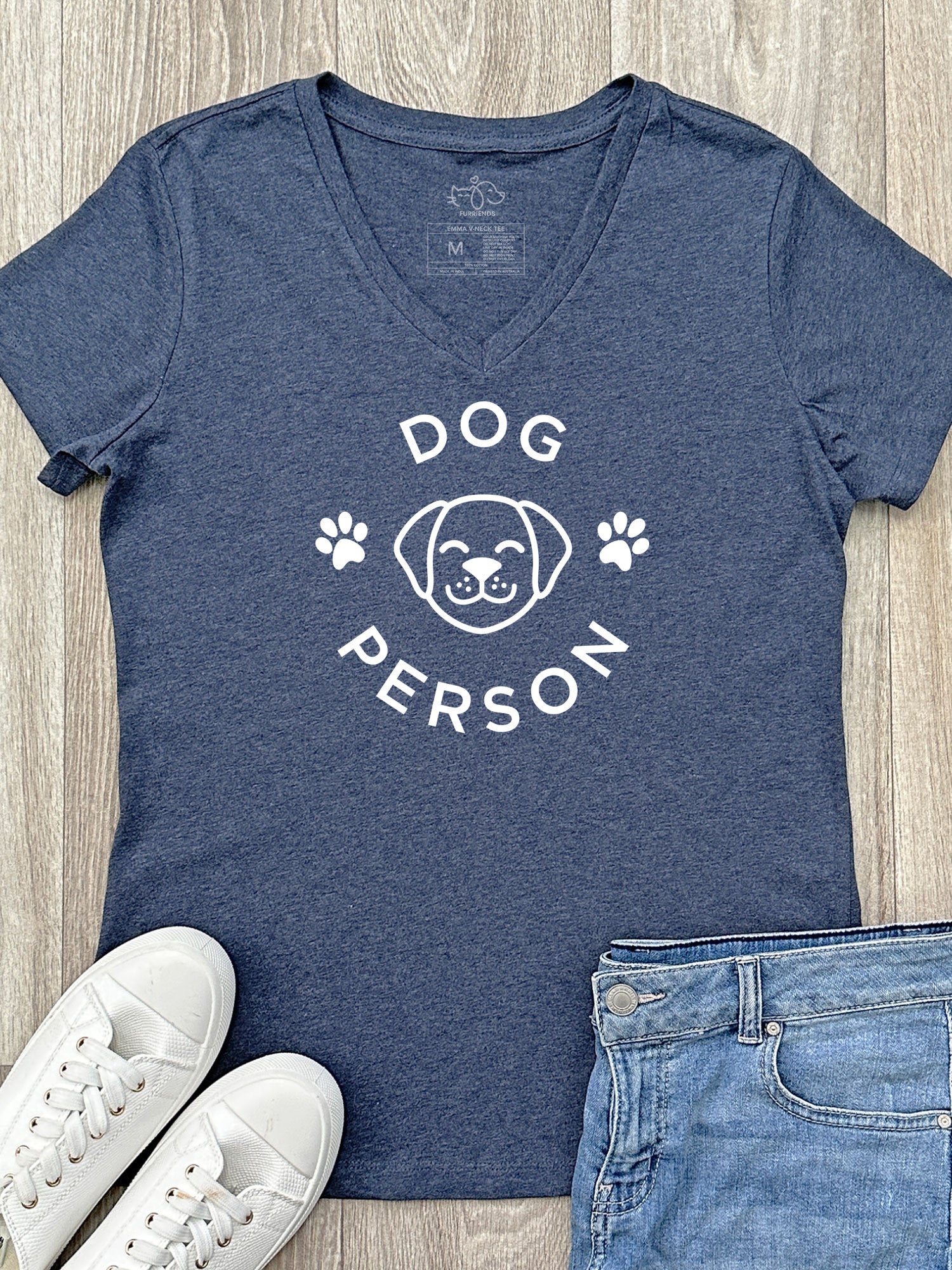 Dog Person Emma V-Neck Tee