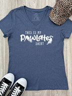 This Is My Pawlates Shirt Emma V-Neck Tee