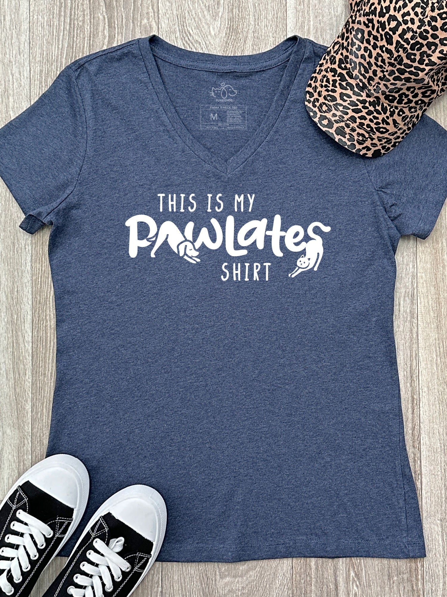 This Is My Pawlates Shirt Emma V-Neck Tee