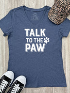 Talk To The Paw Emma V-Neck Tee
