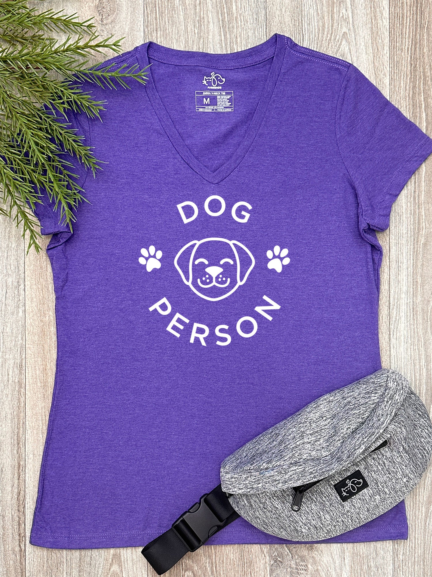 Dog Person Emma V-Neck Tee