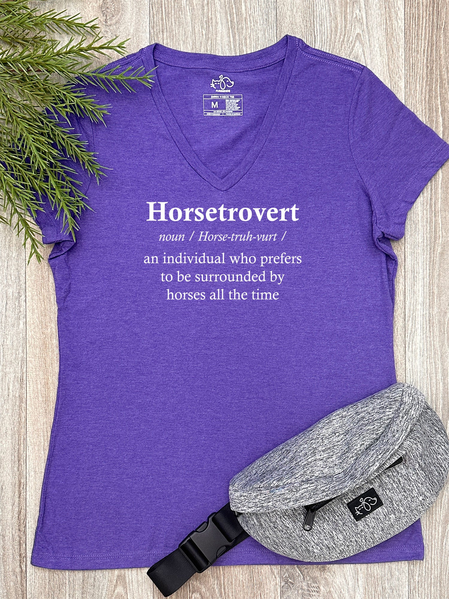 Horsetrovert Emma V-Neck Tee