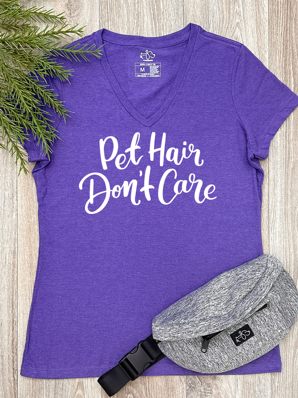 Pet Hair Don't Care Emma V-Neck Tee