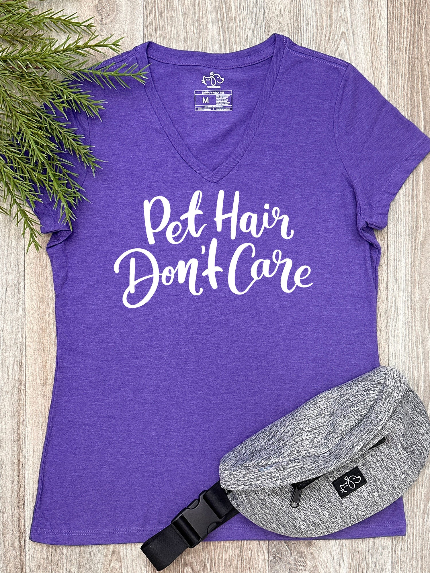 Pet Hair Don't Care Emma V-Neck Tee
