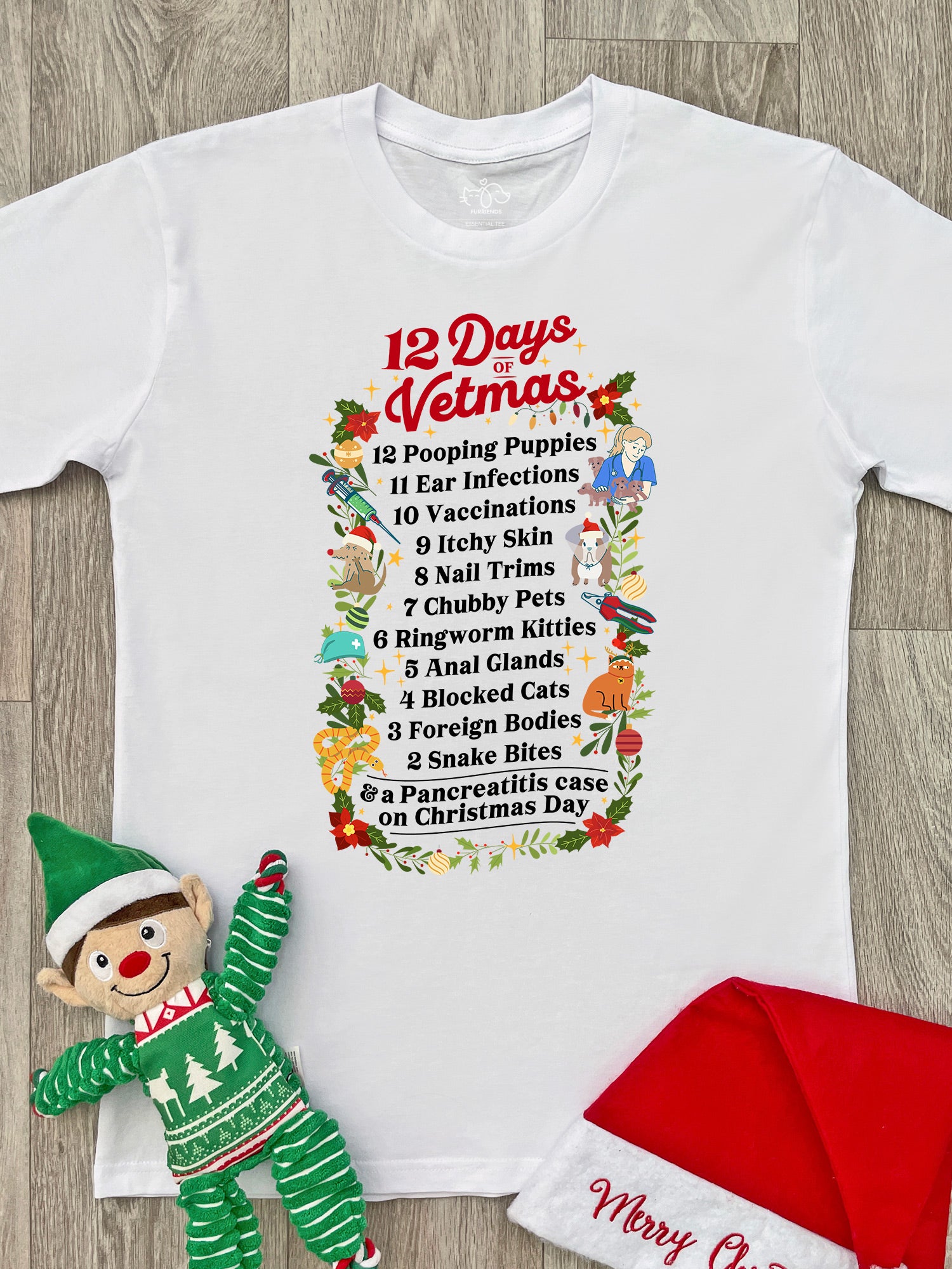 12 Days Of Vetmas Essential Unisex Tee