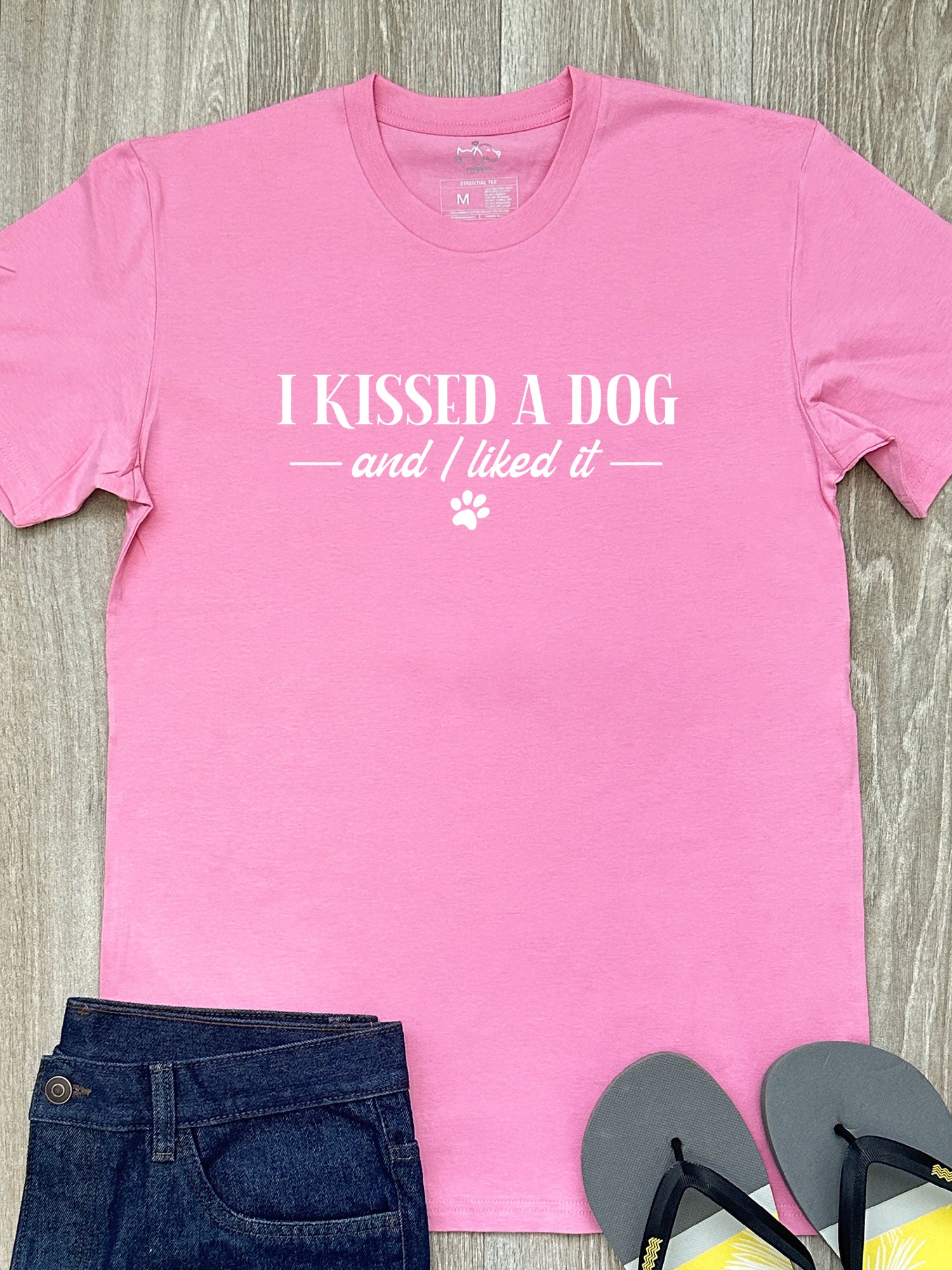 I Kissed A Dog And I Liked It Essential Unisex Tee