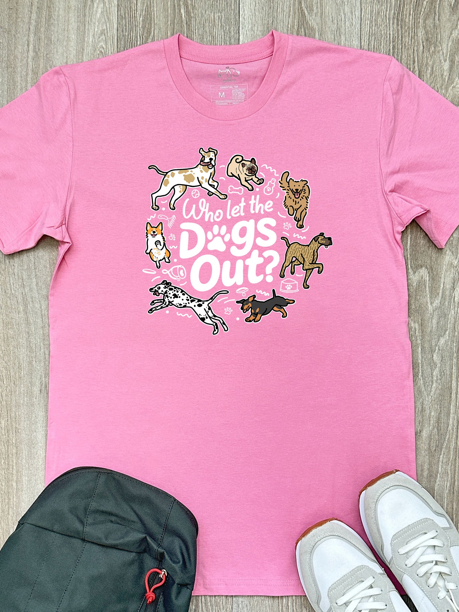 Who Let The Dogs Out? Essential Unisex Tee