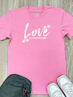 Love Is A Four-Legged Word Essential Unisex Tee