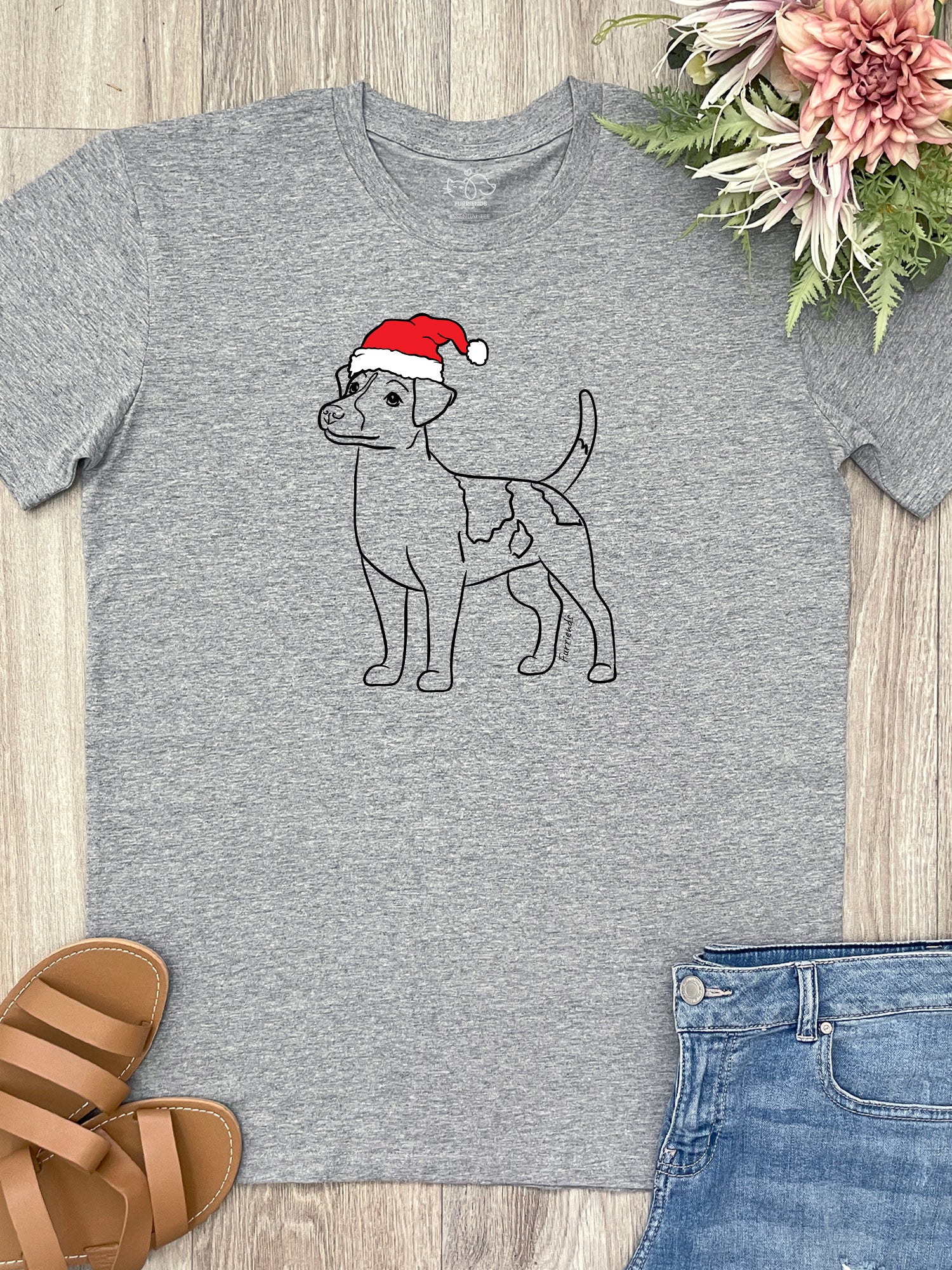 Jack Russell Terrier (Smooth Coat) Christmas Edition Essential Unisex Tee
