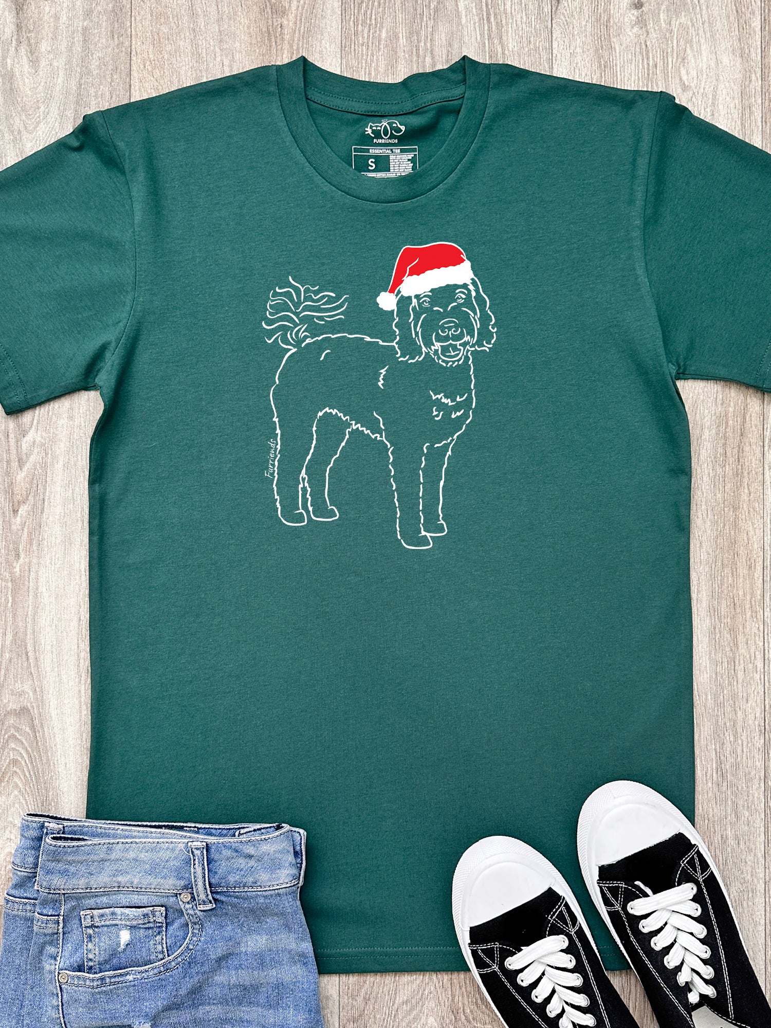 Labradoodle Christmas Edition Essential Unisex Tee