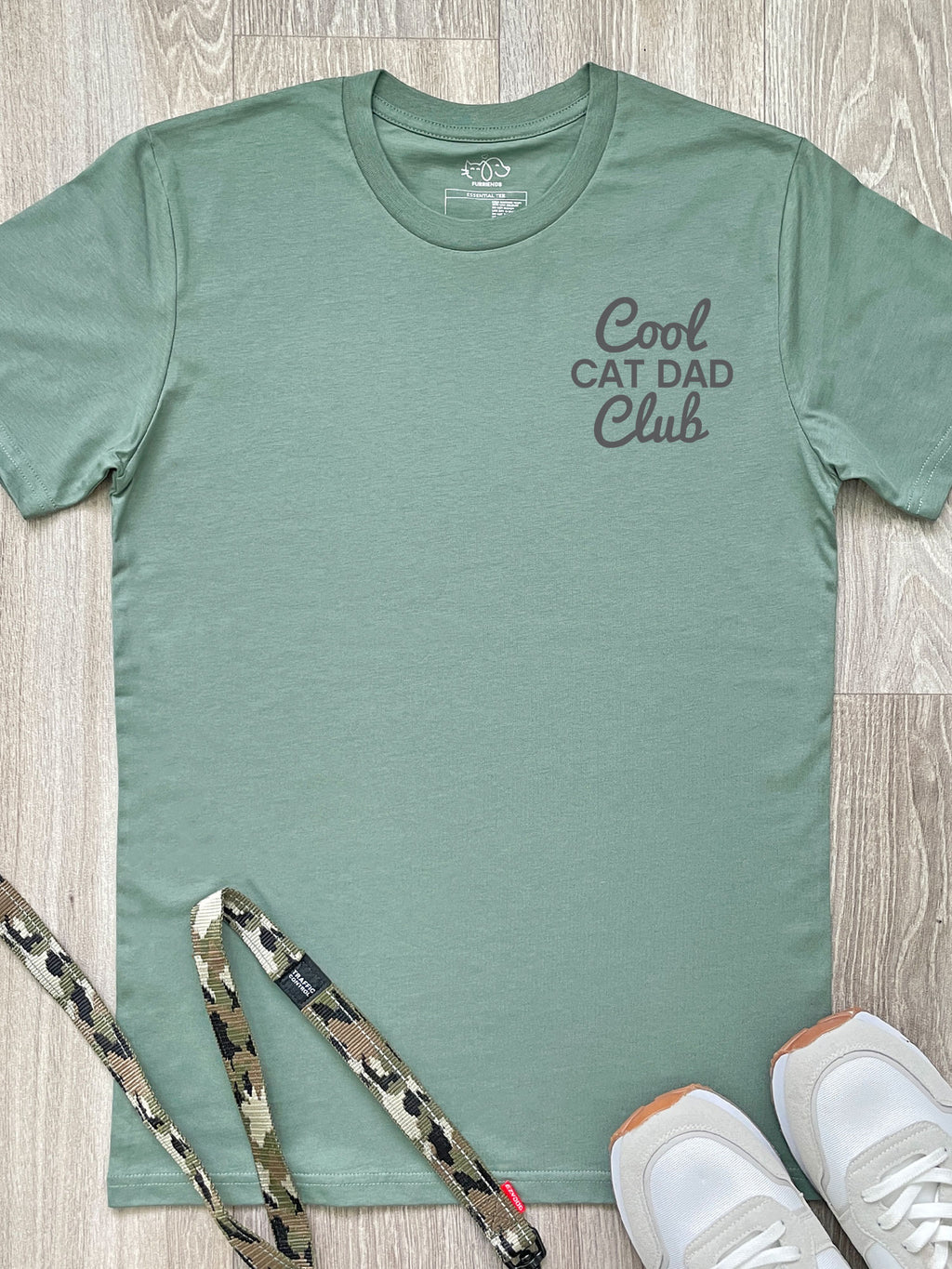 Cool Cat Dad Club Signature Script Essential Tee