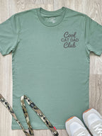 Cool Cat Dad Club Signature Script Essential Tee