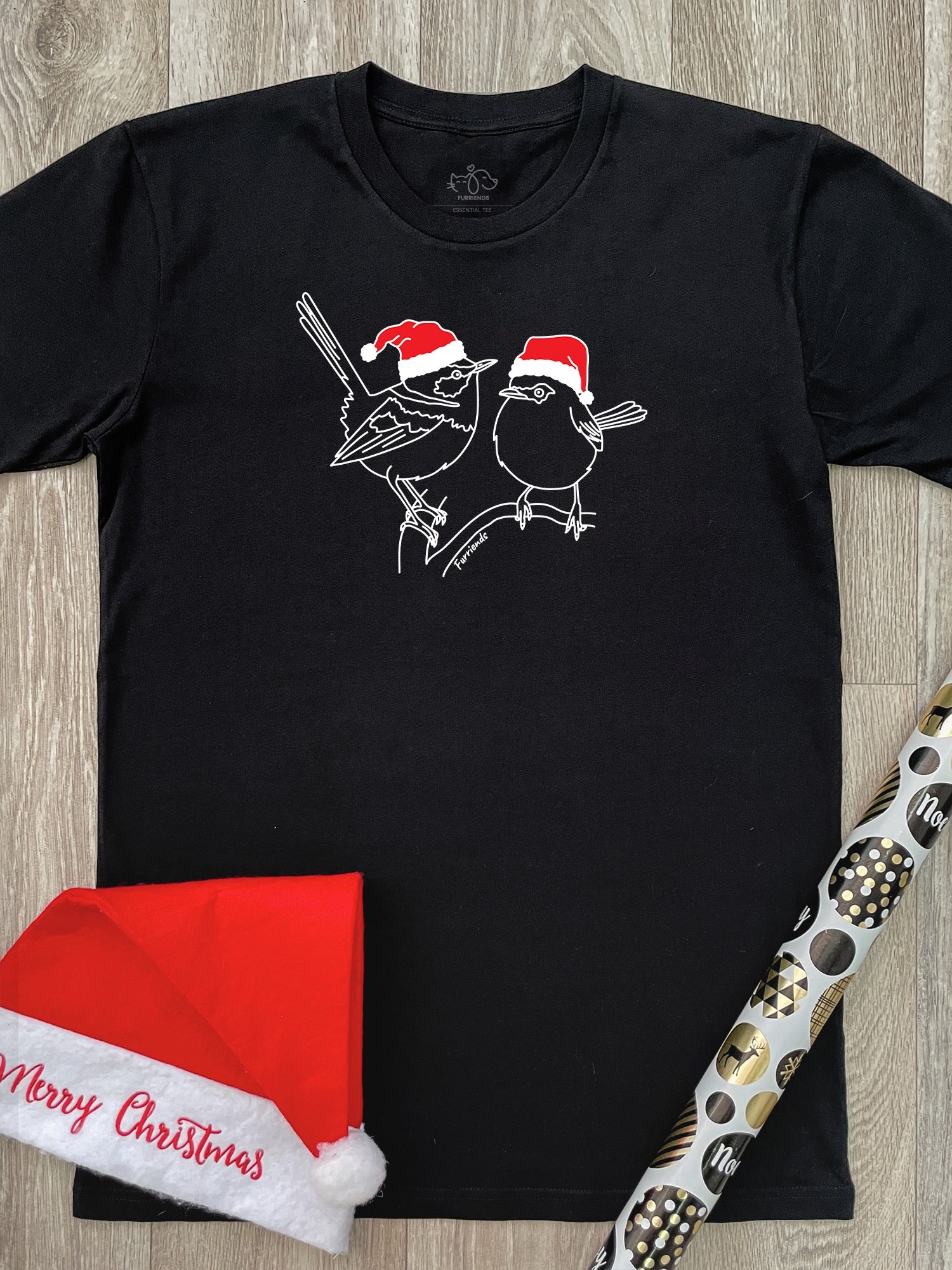 Superb Fairy Wren Christmas Edition Essential Unisex Tee