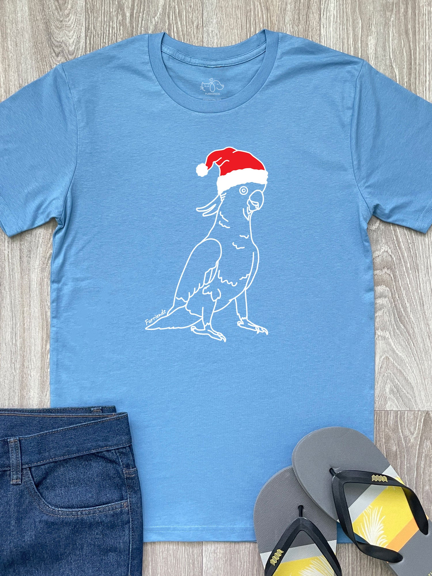 Sulphur-Crested Cockatoo Christmas Edition Essential Unisex Tee