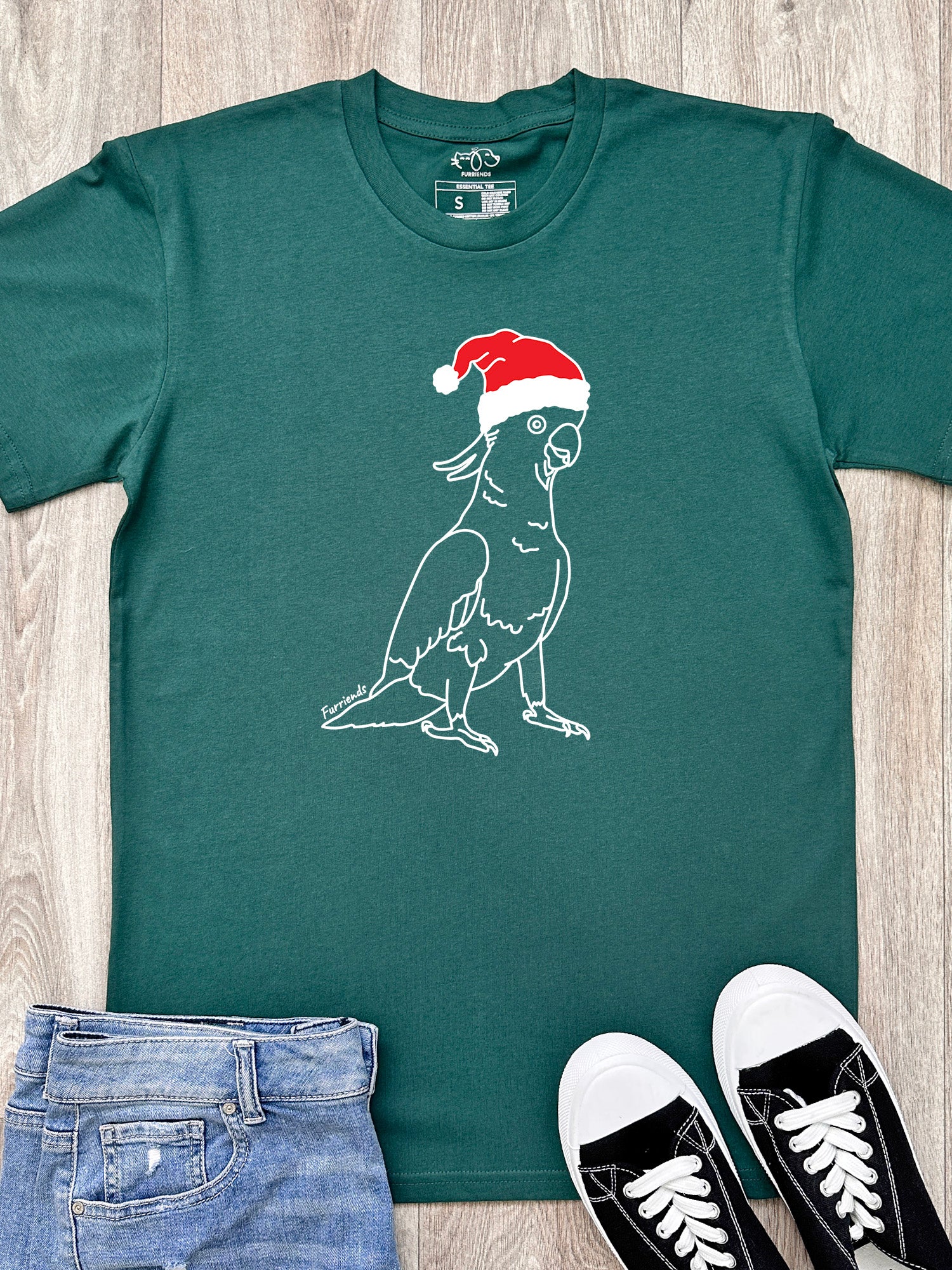 Sulphur-Crested Cockatoo Christmas Edition Essential Unisex Tee