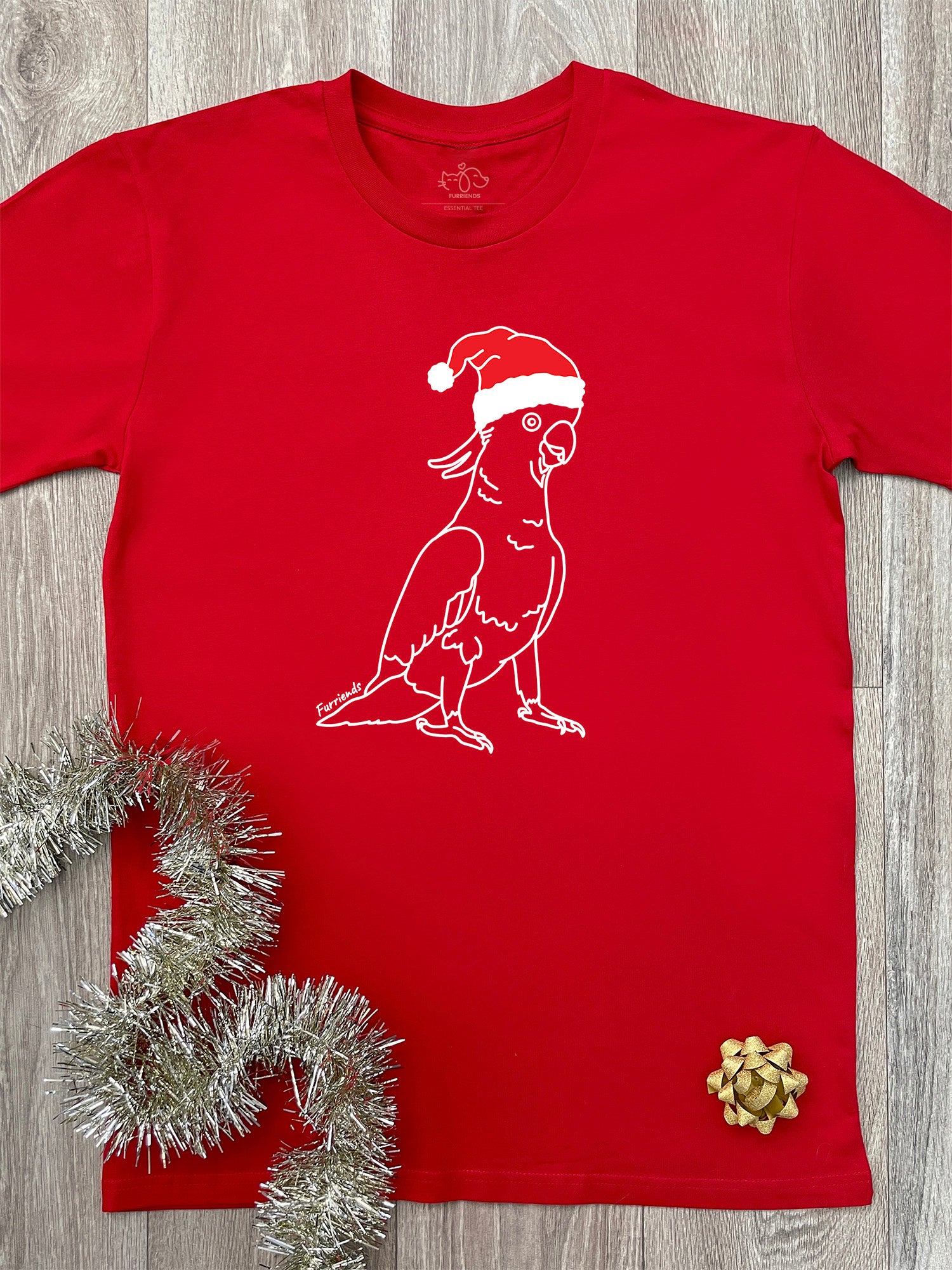 Sulphur-Crested Cockatoo Christmas Edition Essential Unisex Tee