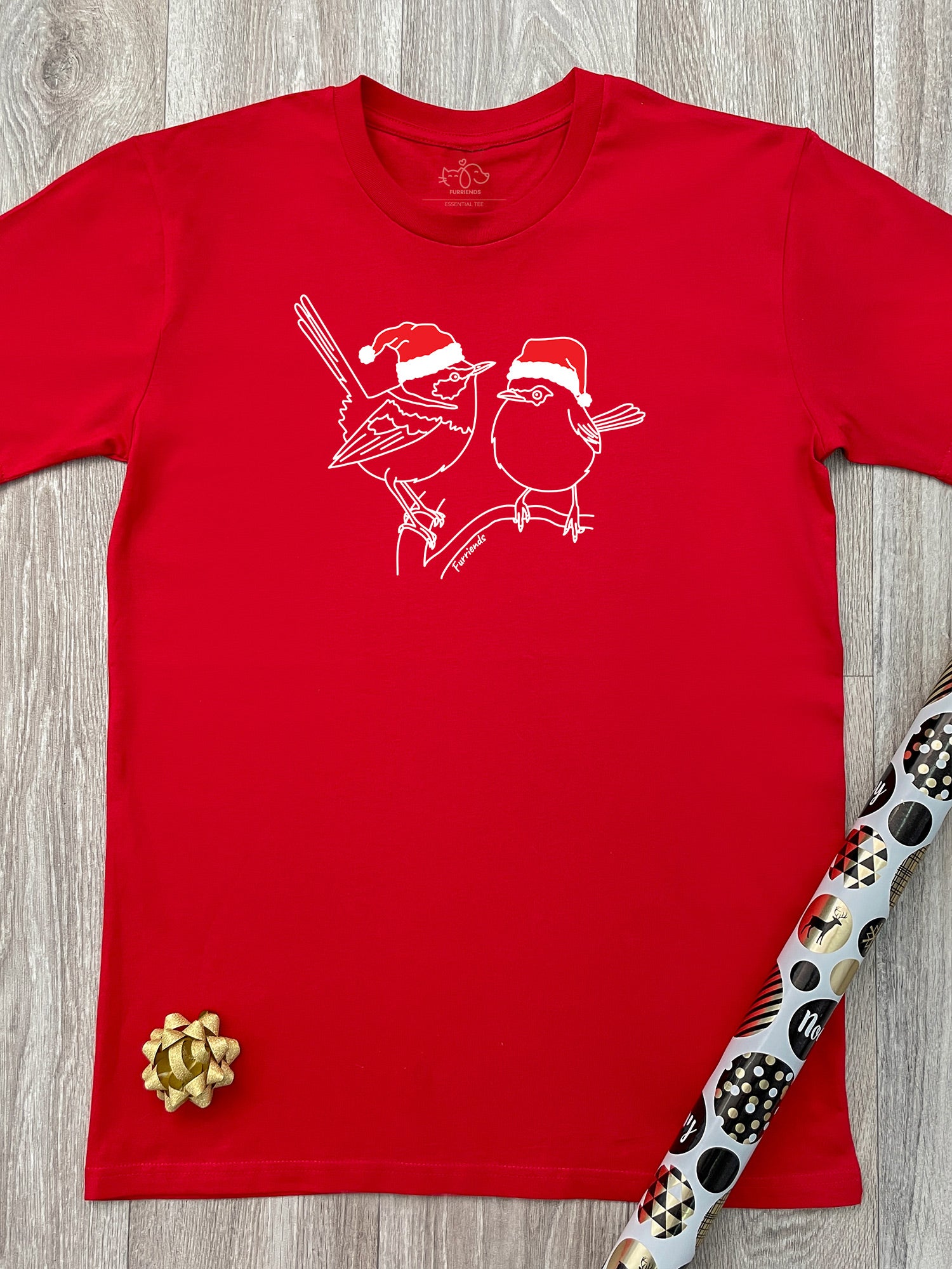 Superb Fairy Wren Christmas Edition Essential Unisex Tee