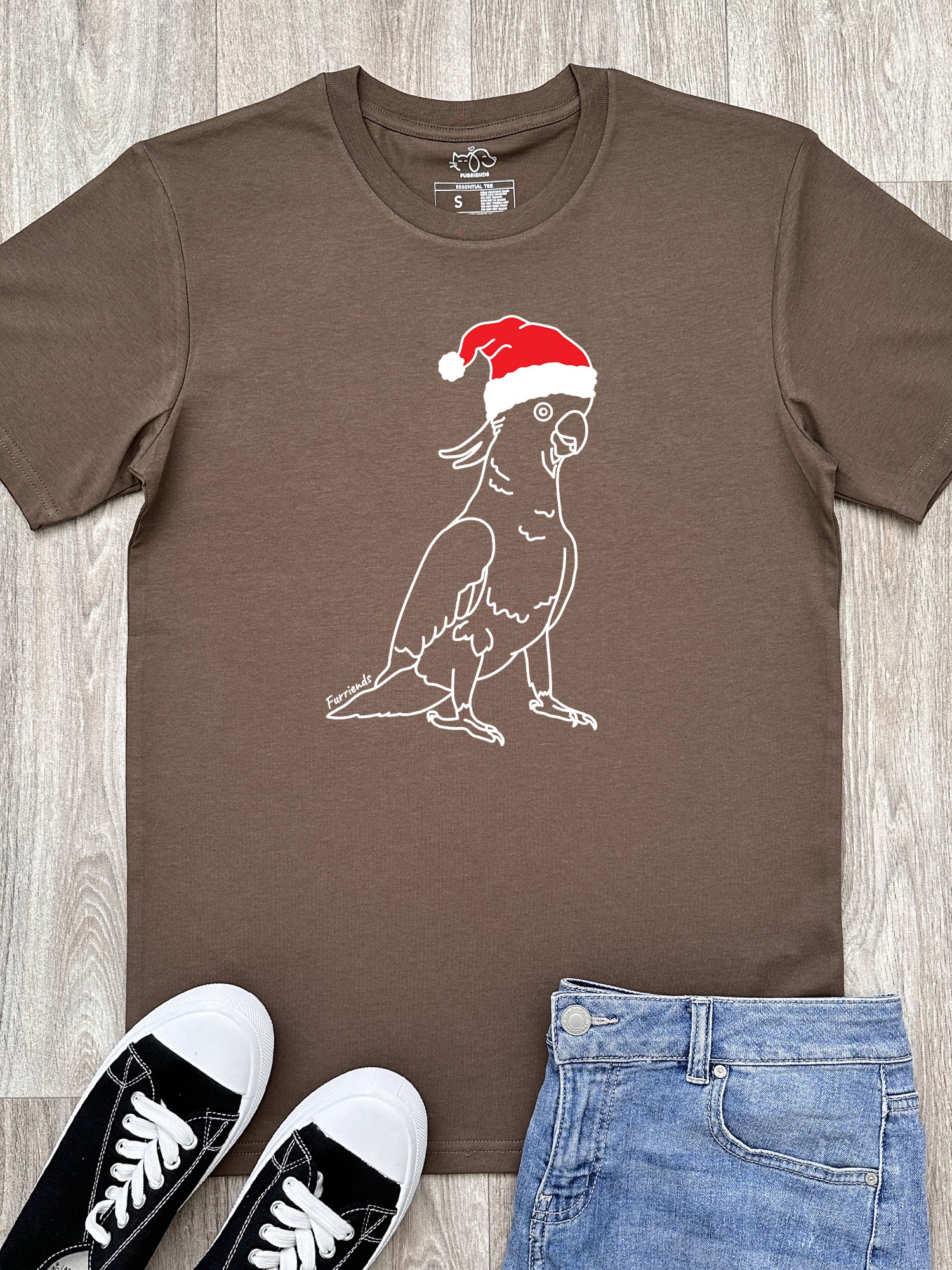 Sulphur-Crested Cockatoo Christmas Edition Essential Unisex Tee