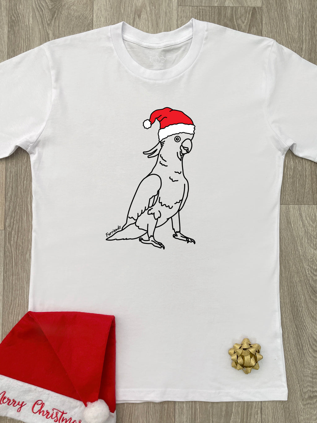 Sulphur-Crested Cockatoo Christmas Edition Essential Unisex Tee